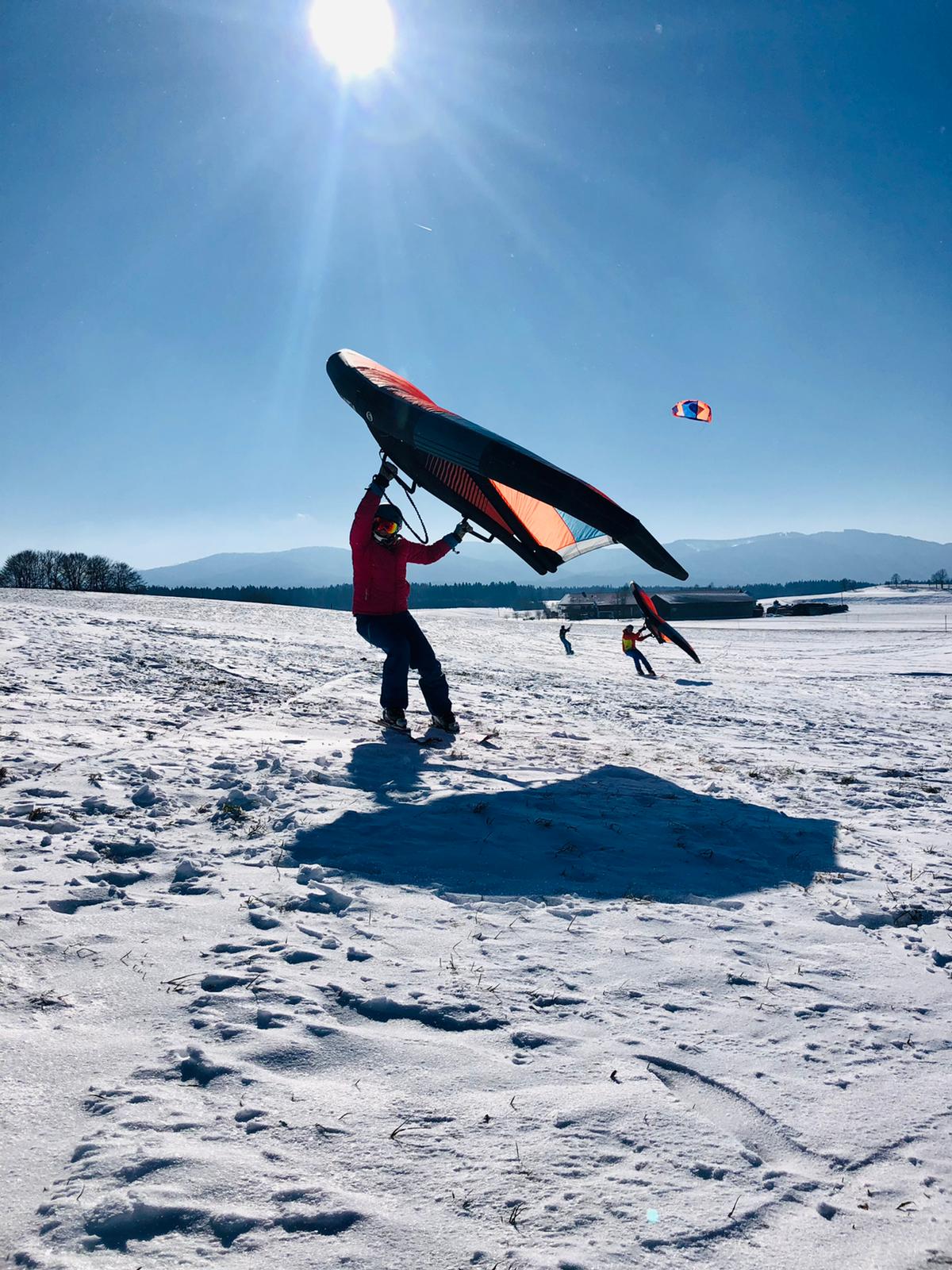 Wing-Skifahren 