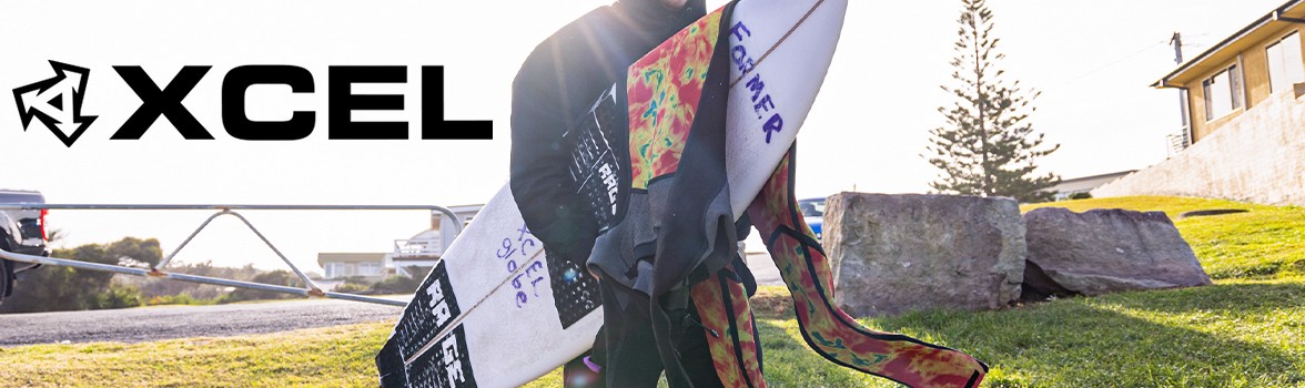 Banner XCEL Wetsuits im Online-Surfshop