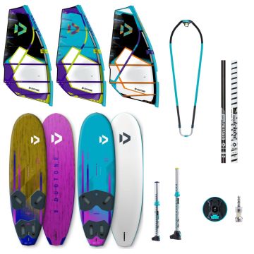 Duotone Windsurf Komplett Set Blast Freeride 2025 Komplett Rigg 1