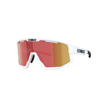 BLIZ Eyewear Sonnenbrille Fusion Matt White, Matt White Jawbone + spare Jawbone in Black Smoke w Red Multi unisex 2025 Sonnenbrillen 1