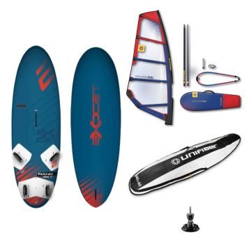 Exocet X Unifiber Windsurf Komplett Set NANO V3 AST - Evo II Rigg Komplett Rigg 1