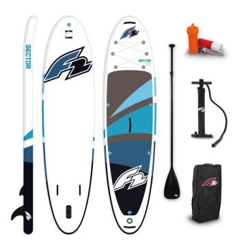 F2 iSUP Komplett Set SECTOR Blue 2024 Aufblasbare-SUP-Boards 1