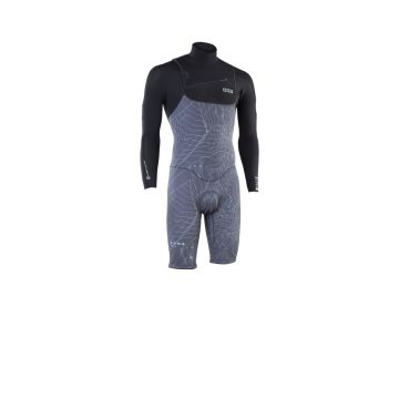 ION Neoprenanzug Seek Core Shorty LS Front Zip 3/2 Herren Shorty 019 distorted-grey 2025 Shorty Neoprenanzug 1