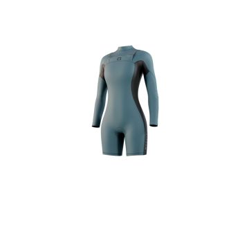 Mystic Neoprenanzug Haven Longarm Shorty Double Fzip Women 3/2 Damen Shorty Teal 2025 Shorty Neoprenanzug 1