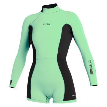 Mystic Neoprenanzug Lunar BK Longarm Shorty Bzip Women 2/2 Damen Shorty 601-Lime Green 2025 Shorty Neoprenanzug 1