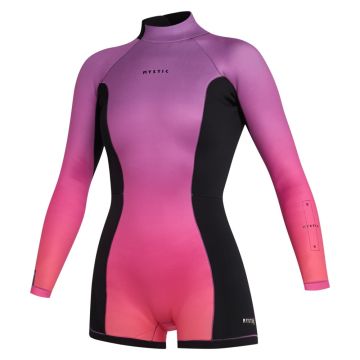 Mystic Neoprenanzug Lunar BK Longarm Shorty Bzip Women 2/2 Damen Shorty Coral 2025 Shorty Neoprenanzug 1