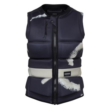 Mystic Prallschutzweste Evoke Impact Vest Fzip Wake Women Black Allover 2025 Wakeboard Westen 1