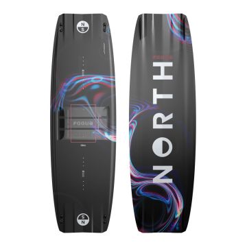 North Kiteboard Focus 900-Black 2025 Kite Boards 1
