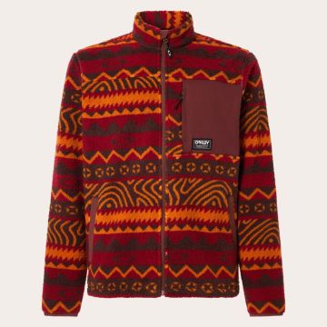 Oakley Pullover MOUNTAIN FIRE SHERPA GRENACHE NORWAY PATTERN Herren 2025 Fashion 1