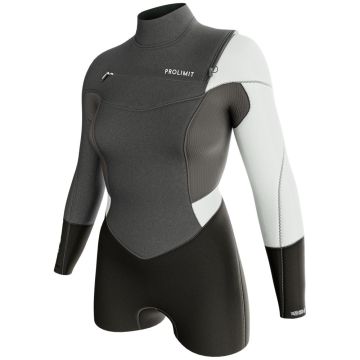 Pro Limit Neoprenanzug Fire Sunset Shorty FX FL 3/2 Damen Shorty Grey/Silver 2025 Shorty Neoprenanzug 1
