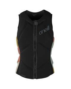 Oneill Wakeboard Weste Wms Slasher Comp Vest HM1 BLACK/JASMINE 2022 Wakeboard Westen 1