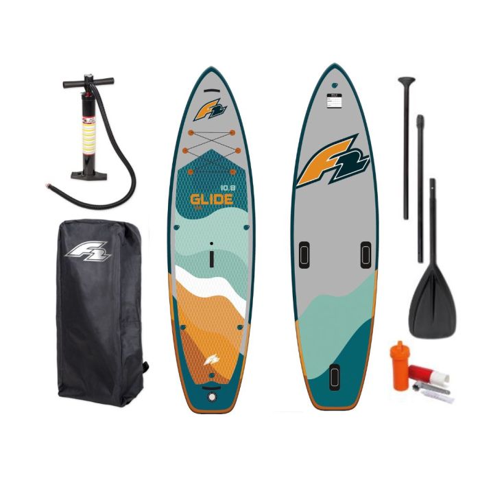 2023 Paddle WS Glide SUP Stand kaufen Board Paddel + up F2 petrol