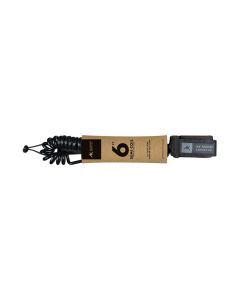 AK Wing Leash LEASH SEMI-COIL BLACK . 2025 Leashes 1