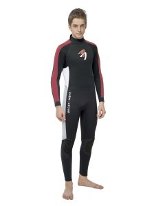Ascan Neoprenanzug Wave Junior Overall 4 Junior Langarm schwarz/rot (co) Kinder Neoprenanzüge 1