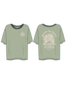 Billabong T-Shirt PARADISE CALLIN GFM0-Pistachio Damen 2025 T-Shirts 1