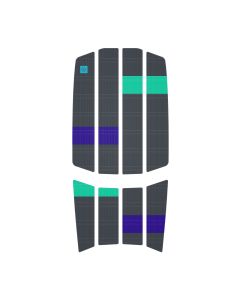 Duotone Kite Zubehör Traction Pad Team Front (Mini) C54:dark-grey/violet 2024 Bindungen 1