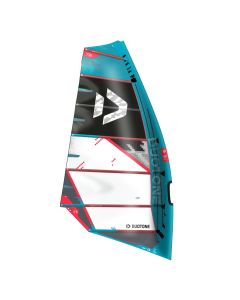 Duotone Windsurf Segel Warp_Fin C31:grey/turquoise 2025 Race 1