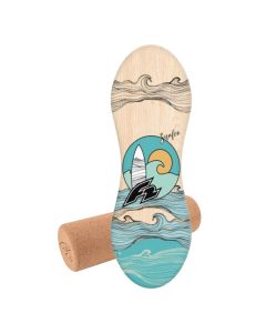F2 Gleichgewichtstraining BALANCE BOARD PEANUT inkl. Korkrolle - 2025 Krafttraining 1