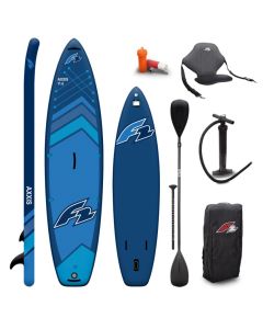 F2 iSUP Board Axxis + Seat + Kayak Paddel Navy 2024 iSUP - Komplett Set 1