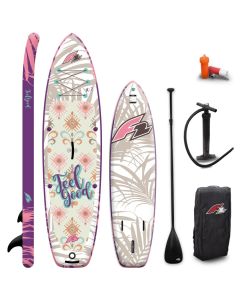 F2 iSUP Komplett Set FEELGOOD - Woman Rose 2024 iSUP - Komplett Set 1