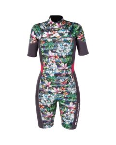 F2 Neoprenanzug HAPPINESS Neo Shorty 3/2 Damen Shorty Allover 2025 Shorty Neoprenanzug 1