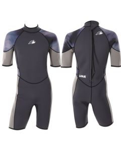 F2 Neoprenanzug Wave Neo Shorty 2,5 Herren Shorty Gunmetal 2025 Shorty Neoprenanzug 1