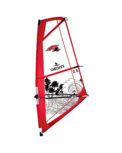 F2 Windsurf Komplett Rig Checker - Kid - Complete Rigg red 2025 Komplett Rigg 1