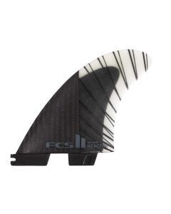 FCS Finnen II Reactor PC Carbon Medium Black/Charcoal Tri Retail Fins 2025 Finnen 1