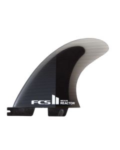 FCS Finnen II Reactor PC Medium Charcoal/Black Tri Retail Fins 2025 Finnen 1