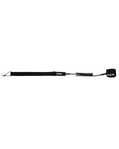FCS Leash 12'6" - 14' SUP Comp Adjustable Essential Leash Black 2025 Leashes 1