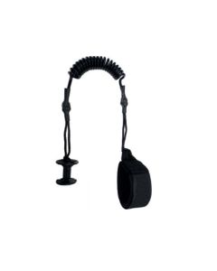 Flood Bodyboard Zubehör Leash Biceps Coiled Schwarz - 2025 Bodyboards 1
