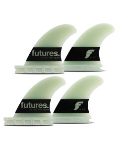 Futures Finnen Big Wave Quad Fin Set Gerry Lopez 3.75 G10 Grün 2024 Finnen 1