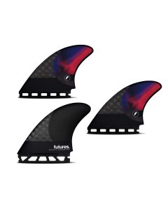 Futures Wellenreiter Finne Thruster Fin Set Rob Machado Pivot Blkstx - 2024 Finnen 1