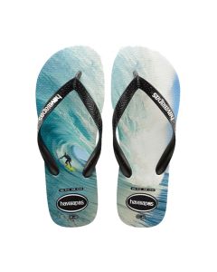 Havaianas Sandale TOP PHOTOPRINT Black/Black/Blue Herren 2020 Sandalen / Zehentrenner 1