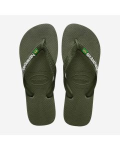 Havaianas Zehentrenner Brasil Logo Green/ Green unisex 2023 Sandalen / Zehentrenner 1