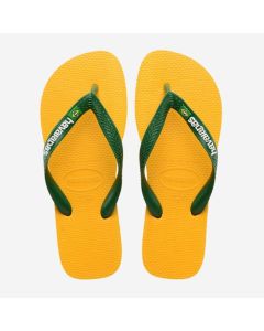 Havaianas Zehentrenner Brasil Logo Pop Yellow unisex 2023 Sandalen / Zehentrenner 1