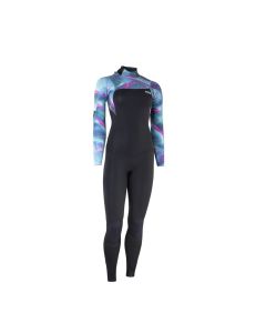 ION Neoprenanzug Amaze Core Back Zip 4/3 Damen Langarm 021 tropical-palm-glitch 2025 Langarm Neoprenanzug 1
