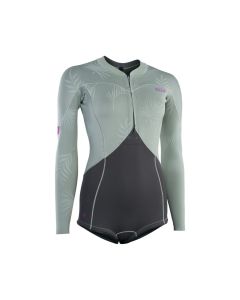 ION Neoprenanzug Amaze Hot Shorty LS Front Zip 1,5 Damen Shorty 610 light-olive 2024 Shorty Neoprenanzug 1