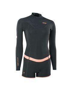 ION Neoprenanzug Amaze Shorty 2.0 LS Back Zip Damen Shorty 900 black 2023 Shorty Neoprenanzug 1