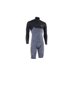 ION Neoprenanzug Seek Core Shorty LS Front Zip 3/2 Herren Shorty 019 distorted-grey 2025 Shorty Neoprenanzug 1