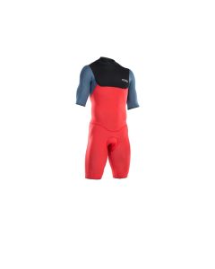 ION Neoprenanzug Seek Core Shorty SS BZ DL 2/2 Herren red/steel blue/black 2021 Shorty Neoprenanzug 1