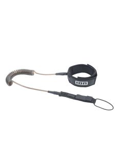 ION SUP Leash SUP_Core Leash coiled_kneestrap black 2025 Leashes 1