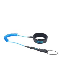 ION SUP Leash SUP_Core Leash coiled_kneestrap blue 2025 Leashes 1