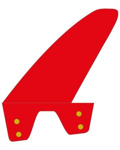 Maui Ultra Fins Windsurf Finne STYLE-WEED-PRO ROT-WEIß Powerbox Seegras 1