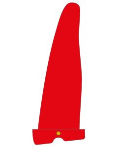 Maui Ultra Fins Windsurf Finne X-RIDE ROT-WEIß Tuttlebox Freeride 1