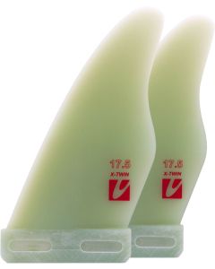 Maui Ultra Fins Windsurf Finne X-TWIN GRÜN Powerbox Wave Wave 1