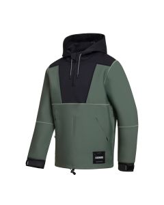 Mystic Neopren Überzieher Fulmar Neoprene Hoodie 3/2mm 643-Dark Olive 2025 Neopren Überzieher 1