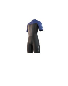 Mystic Neoprenanzug Brand Shorty Bzip Flatlock 3/2 Herren Shorty 945-Black / Blue 2025 Shorty Neoprenanzug 1