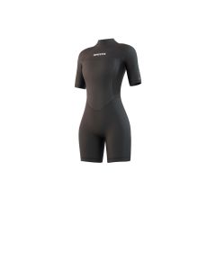 Mystic Neoprenanzug Brand Shorty Bzip Flatlock Women 3/2 Damen Shorty 900-Black 2024 Shorty Neoprenanzug 1