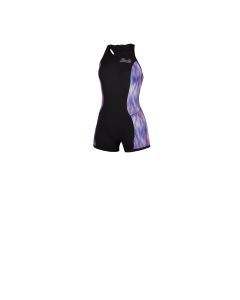 Mystic Neoprenanzug Diva Short John 2/2mm Bzip women 2/2 Damen 985-Black/Purple 2021 SUP Anzüge 1